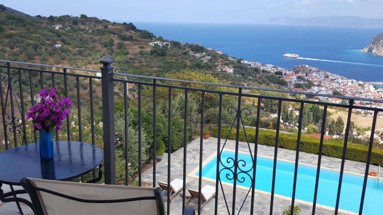 Danai villa Skopelos stad Exteriör bild